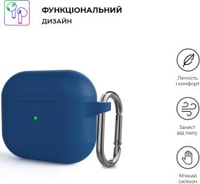 Чохол для навушників ArmorStandart Hang Case Apple AirPods 3 ARM60310 Lake Blue