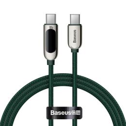 Дата-кабель Baseus CATSK-B06 1m USB Type C(тато) - USB Type C(тато) Green