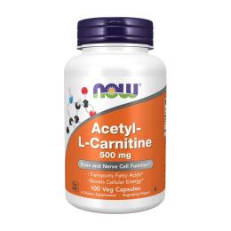Жироспалювач Now Acetyl-L-Carnitine 500 mg (100 veg caps) (08303-01)