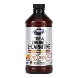 Жироспалювач Now L-Carnitine Liquid 3000 mg (473 ml, citrus) (06542-01)