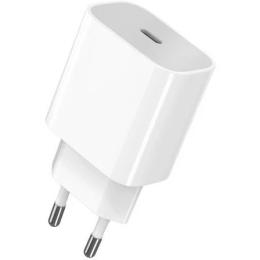 Адаптер живлення для телефона 2E 25W USB-C PD White (2e-wc1usbc25w-w)