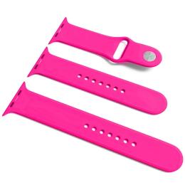 Ремінець для смарт-годинника EpiK для Apple Watch Sport Band 38/40 (S/M and M/L) 3pcs Barbie pink (0000
