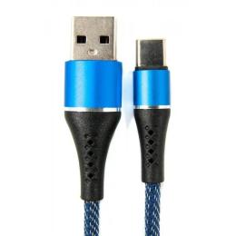 Дата-кабель DENGOS NTK-TC-MT-JEANS 1m USB(тато) - USB Type C(тато)