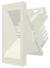 Розеткова вставка Molex MM 22.5x45mm AM/Shuttered/1xRJ45/568B/FTP/PC 5e White (16.1C.011.D0035)