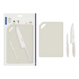 Набір кухонних ножів TRAMONTINA Plenus 23498/314 Light Gray