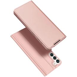 Чохол-книжка Dux Ducis для Samsung Galaxy S906 S22 Plus Rose Gold з кишенею для візиток