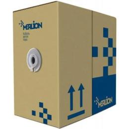 Кабель мережевий Merlion FTP 305м КНПЭ (4*2*0,51) 4Р 24AWG (ССА) Black (03496)