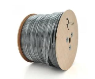 Кабель коаксіальний з харчуванням RITAR B305-RG59CCA+2x0.5mm CU, 0,81 мм. CCA, 64x0.12m CCA , 75 Ом,