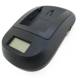 Зарядний пристрій до фотоапарата Extradigital Canon NB-4L Black (з LCD)