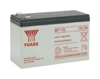 Акумулятор для ДБЖ Yuasa 7Ah 12V (NP7-12L) White Black