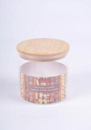 Ємність для сипучих продуктів Vittora VT-7105 500 мл із деревяною кришкою