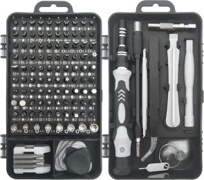 Набір викруток UFT D1 годинникові, 115 в 1 з подовжувачем у кейсі