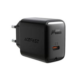 Адаптер живлення для телефона Acefast A1 Black (AFA1B) PD20W single USB-C charger