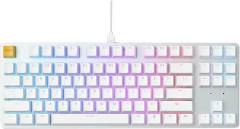 Клавіатура Glorious GMMK TKL White (GLO-GMMK-TKL-BRN-W) Gateron Brown USB (ENG/UKR/RU)