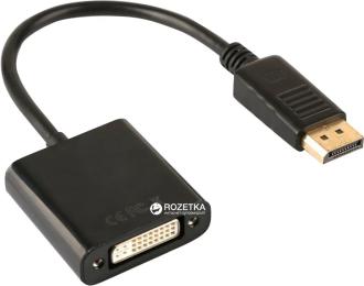 Перехідник VALUE S0222 DisplayPort(тато) - DVI(мама)