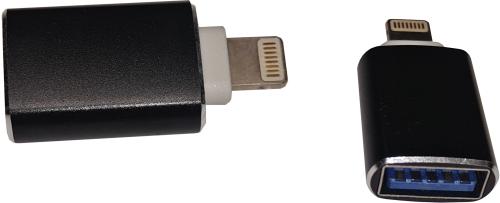Перехідник VALUE S0998 Lightning (тато) - USB (мама) Black
