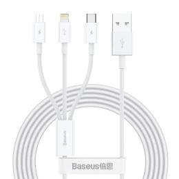 Дата-кабель Baseus Superior Series Fast Charging CAMLTYS-02 1.5m USB(тато) - Lightning/microUSB/USB