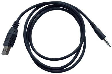 Аудіо-кабель VALUE USB(тато)4pin mini-jack 3.5(тато), 1m Black для iPod Shuffle