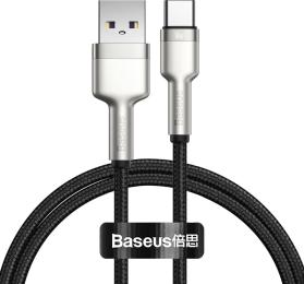 Дата-кабель Baseus Cafule CAKF000101 1m USB (тато) - USB Type C (тато) Black 66W
