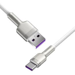 Дата-кабель Baseus CAKF000102 USB (тато) - USB Type-C (тато) 1m White 66 W