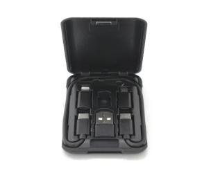 Дата-кабель iKAKU KUHE KSC-325 1m USB(тато) - Lightning/microUSB/USB Type C (тато) Black