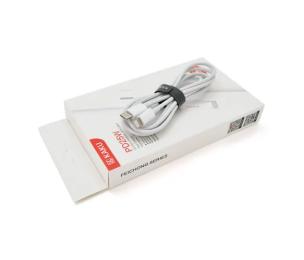 Дата-кабель iKAKU FEICHONG KSC-507 1.2m USB Type C(тато) - Lightning(тато) White