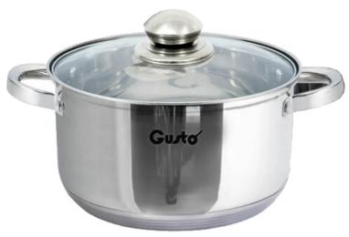 Каструля GUSTO Nuovo GT-1500-22 Steel 4.7 л