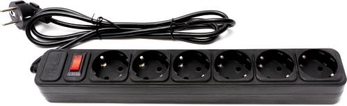 Мережевий фільтр ProLogix PRS-075P6-18B Black 1,8 м, 6 розеток