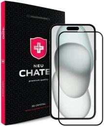 Захисне скло Neu Chatel Corning Gorilla Glass with Mesh for iPhone 15 Front Black