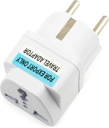 Мережевий перехідник Atcom 17441 White UK/US - EU