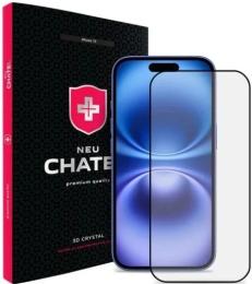 Захисне скло Neu Chatel Corning Gorilla Glass with Mesh for iPhone 16/15 Front Black