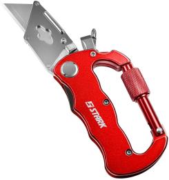 Ніж будівельний Stark 506100840 трапецієподібний з карабіном