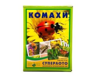 Настільна гра Енергія Плюс 81947 Супер ЛОТО Комахи