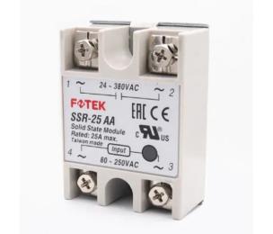 Реле Proinstal Fotek SSR-25AA твердотільне, 25А 24-380В AC