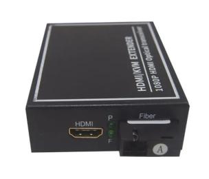 Одноканальний активний подовжувач HDMI сигналу по Оптоволоконному кабелю USB . Дальність передачі: д