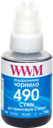 Чорнило для принтера WWM GI-490 Canon G14xx/G24xx/G34xx 140 г Cyan (C490C)