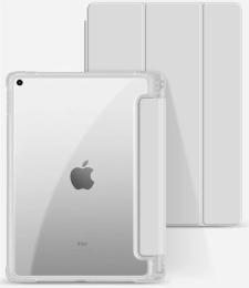 Чохол-книжка для планшета BeCover Soft Edge Apple iPad 10.2 2019/2020/2021 Gray з кріпленням Apple Pencil