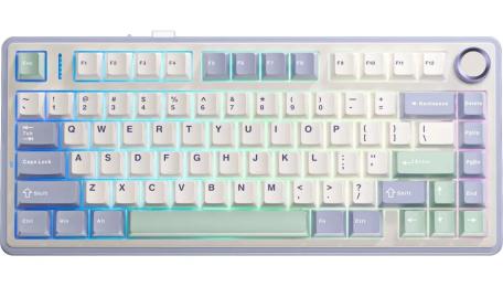 Клавіатура Aula F75 Gasket Greywood V3 White (6948391208640) ENG/UKR