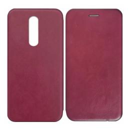 Чохол-книжка Level для Xiaomi Redmi 8 Marsala