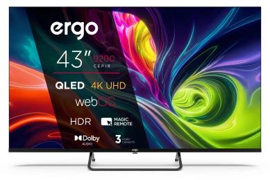 Телевізор Ergo 43WUQ9200 Black 43