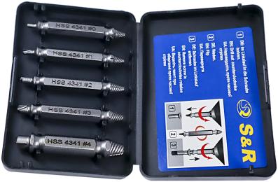 Набір екстракторів S&amp;R Meister №0-1-2-3-4 L 50 мм 5 шт. (111400005)