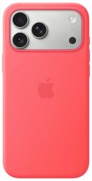 Чохол-накладка Infinity Silicone Case with Button, Animation &amp; MagSafe iPhone 17 Pro Max Bright Guava