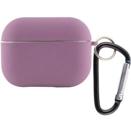 Чохол для навушників EpiK з мікрофіброю для навушників Airpods 4 Lilac Pride