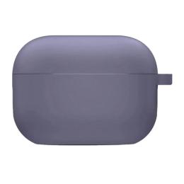 Чохол для навушників EpiK з мікрофіброю для навушників Airpods 4 Lavender Gray