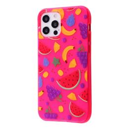 Чохол-накладка EpiK Fruit Cocktail Case (TPU) для iPhone 12/12 Pro Pink fruits