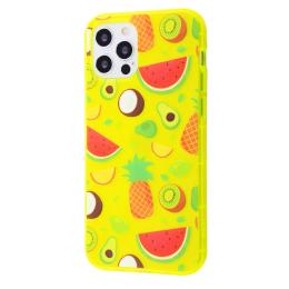 Чохол-накладка EpiK Fruit Cocktail Case (TPU) для iPhone 12/12 Pro Yellow fruits