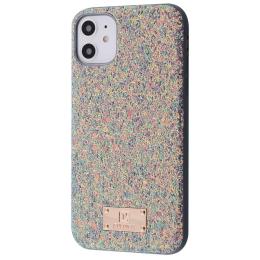 Чохол-накладка PULOKA Macaroon для iPhone 11 Silver