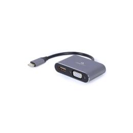 Перехідник Cablexpert A-USB3C-HDMIVGA-01 USB Type C (тато) - HDMI/VGA (мама)