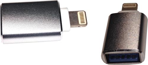 Перехідник VALUE S0999 Lightning(тато) - USB(мама) Silver