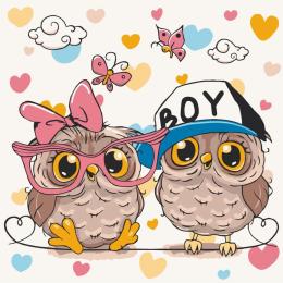 Розпис на полотні Art Craft 30x30 см 15559-AC Пара радять